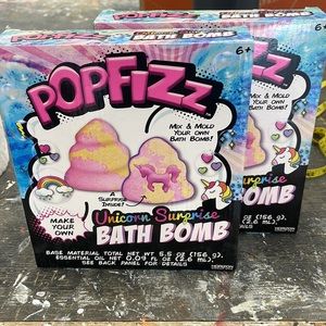 2 Pop Fizz Bath Bomb Kits new